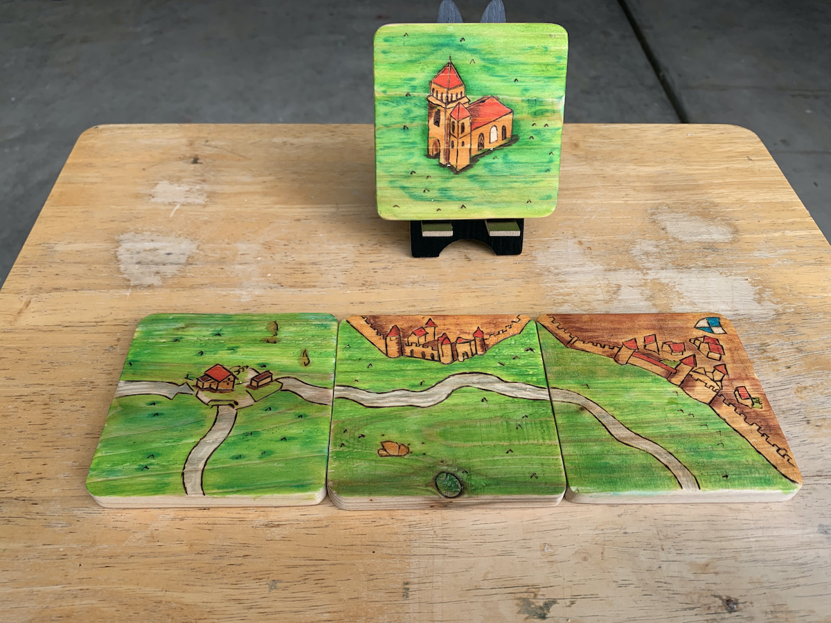 Carcassone Coasters